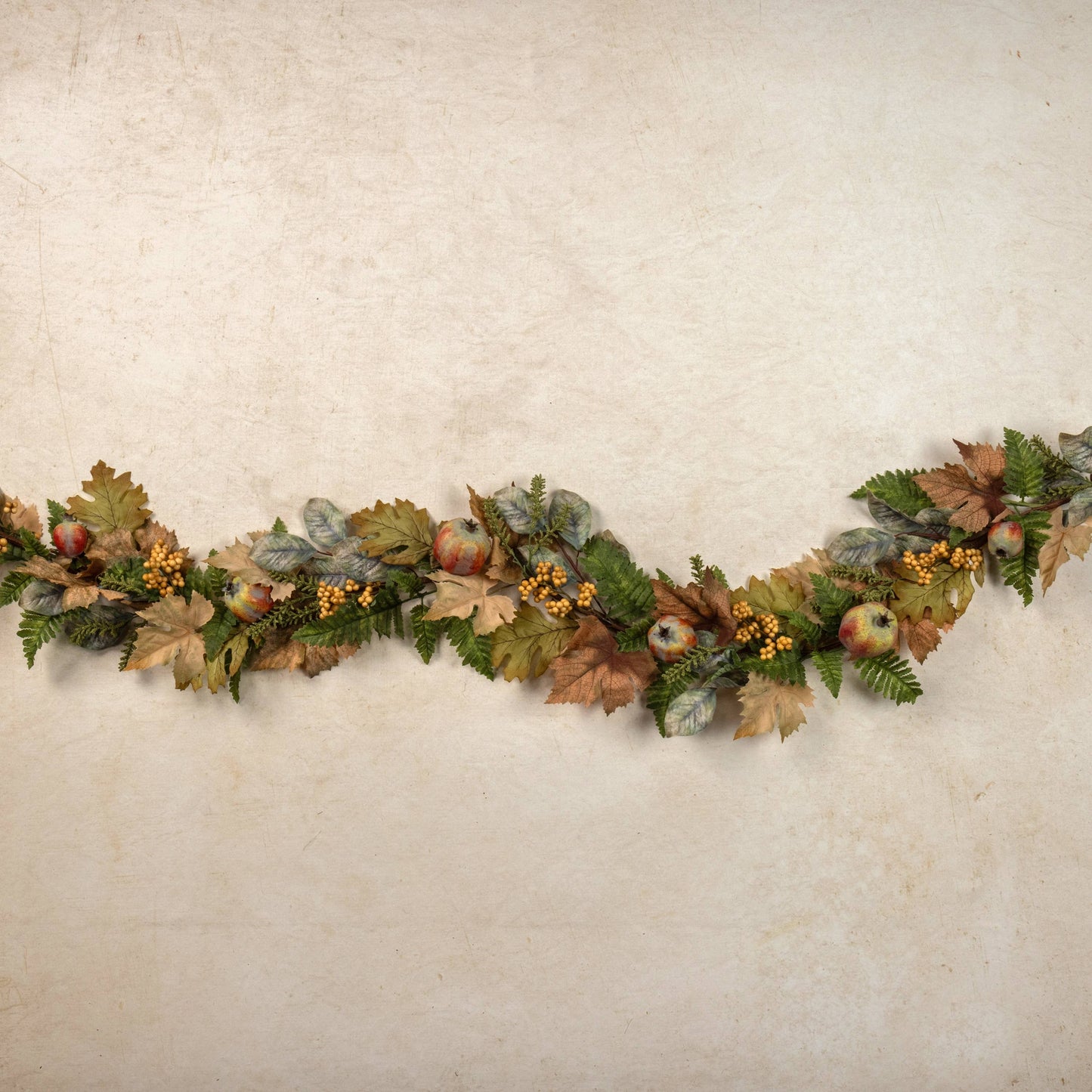 6' POMEGRANATE & BEIGE BERRY GARLAND