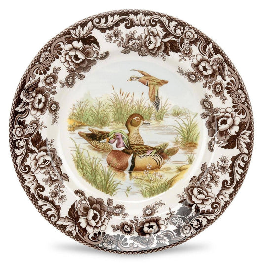 Portmeirion, Spode, Pimpernel, Nachtmann, Wrendale Designs - Spode Woodland Salad Plate 8 inch (Wood Duck)