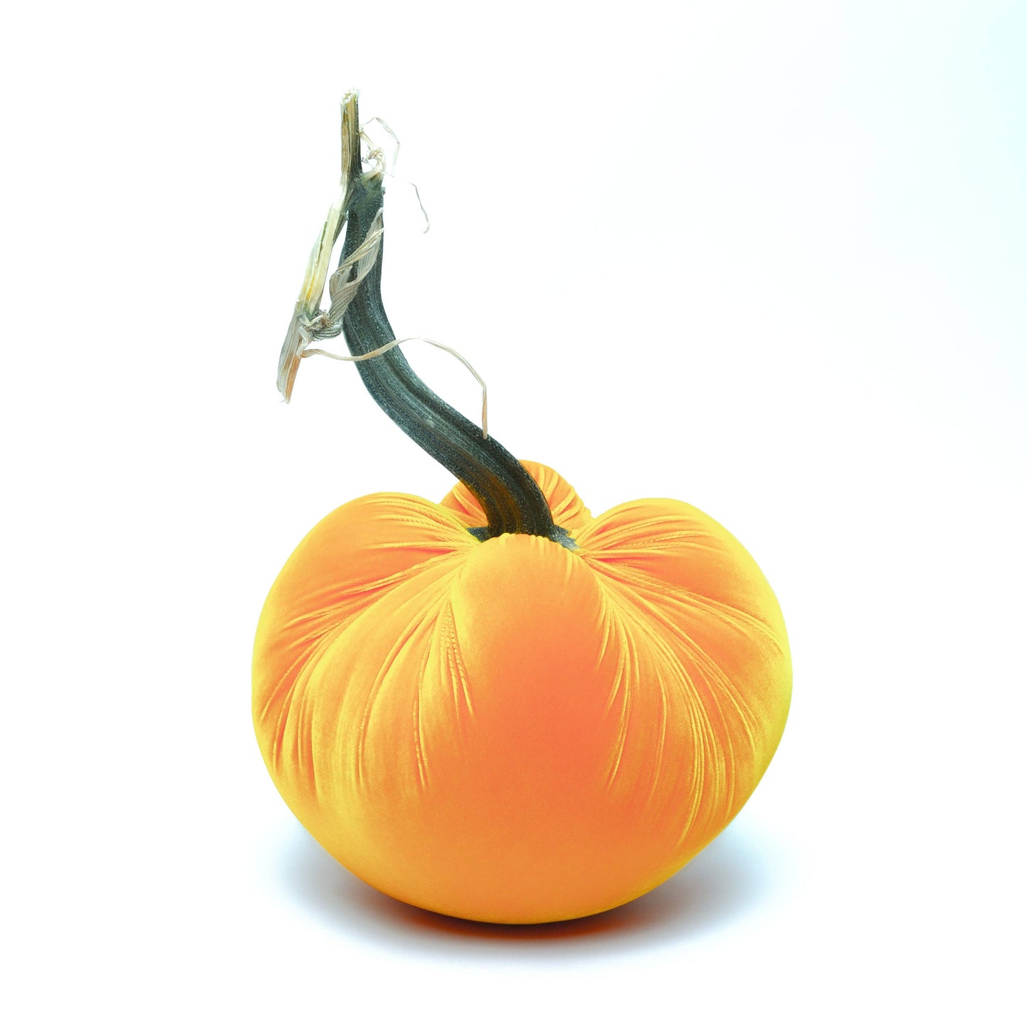 Carrot Silk Velvet Pumpkin: 5"
