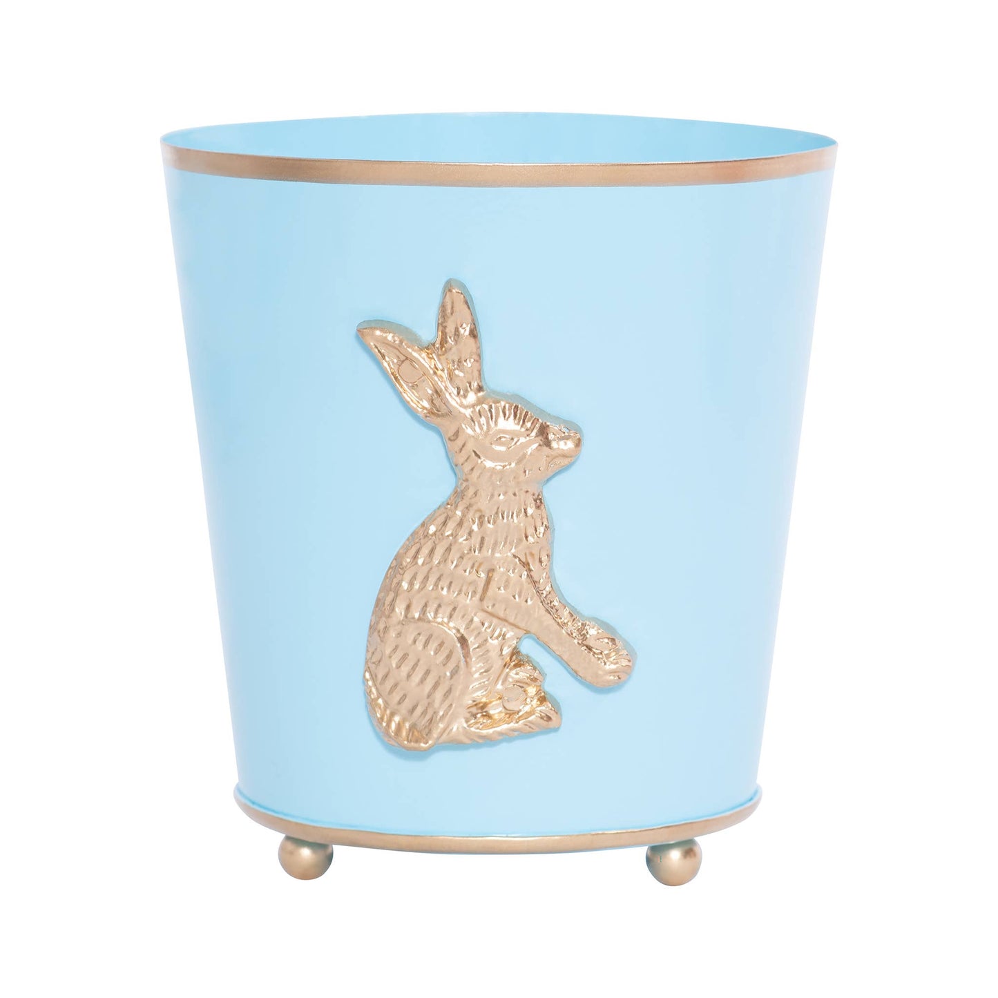 Regency Rabbit Round Cachepot Planter 6: Pistachio