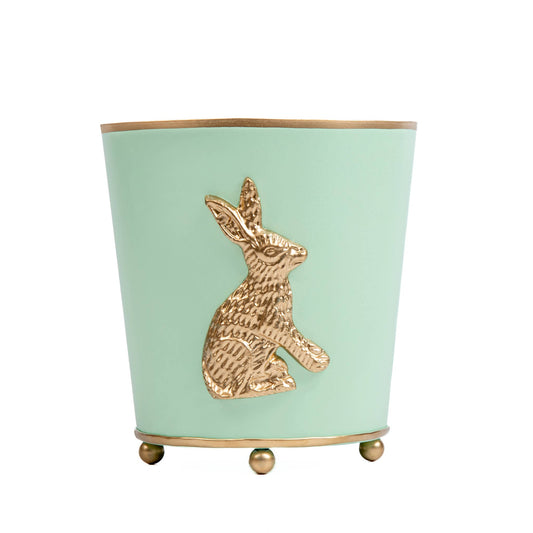Regency Rabbit Round Cachepot Planter 6: Pistachio