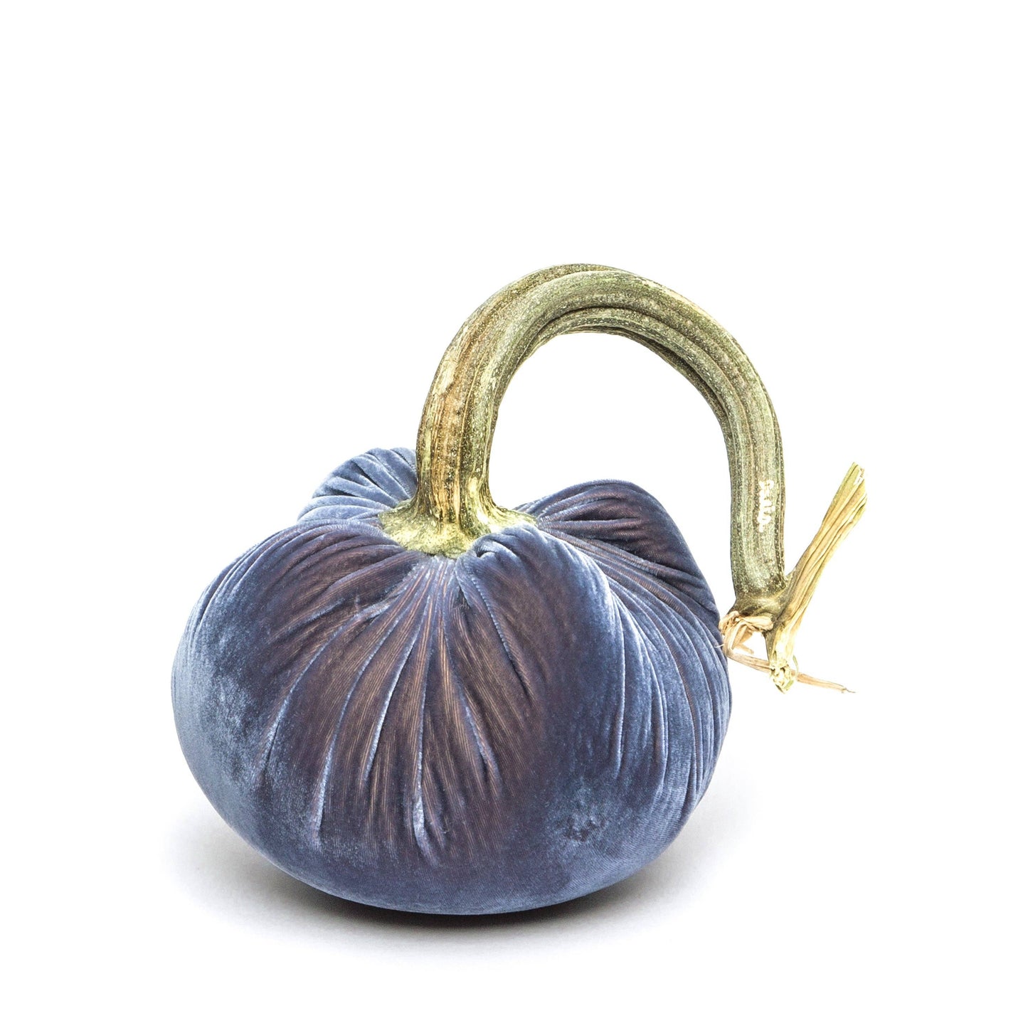 Denim Silk Velvet Pumpkin: 3"