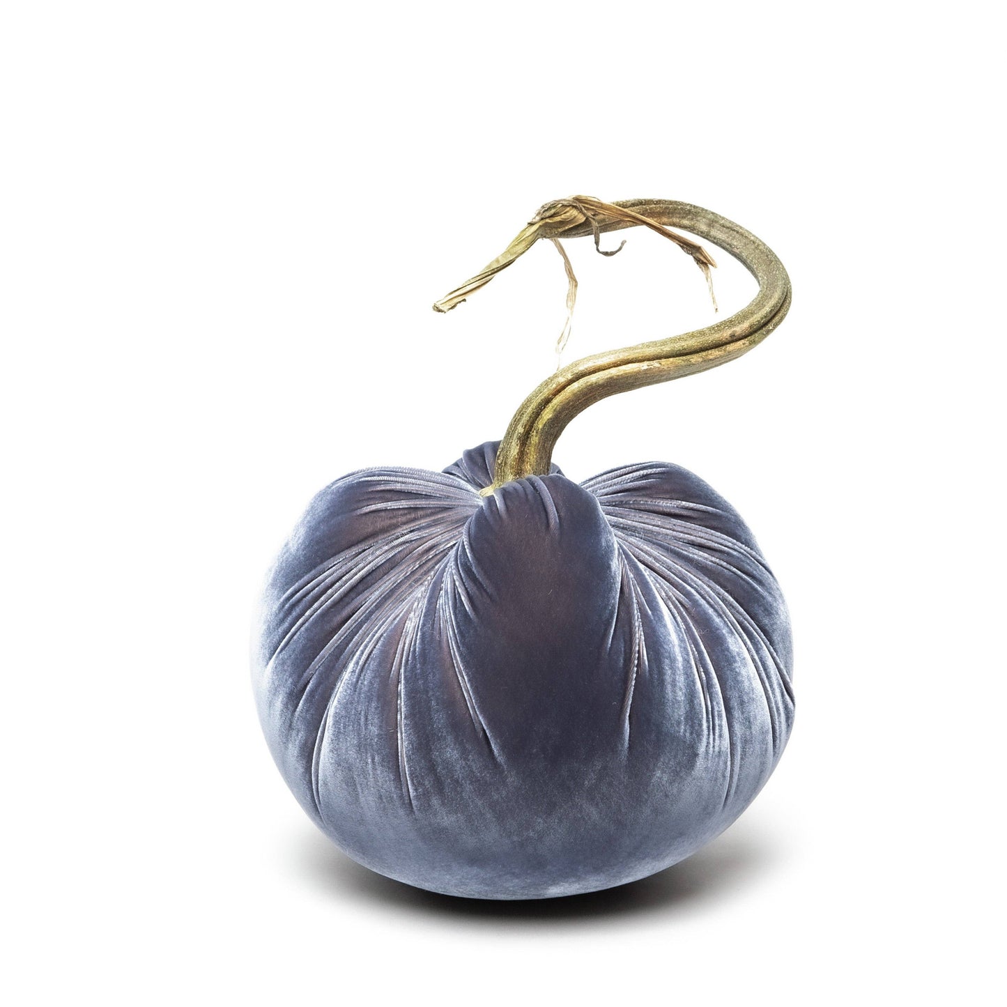 Denim Silk Velvet Pumpkin: 5"