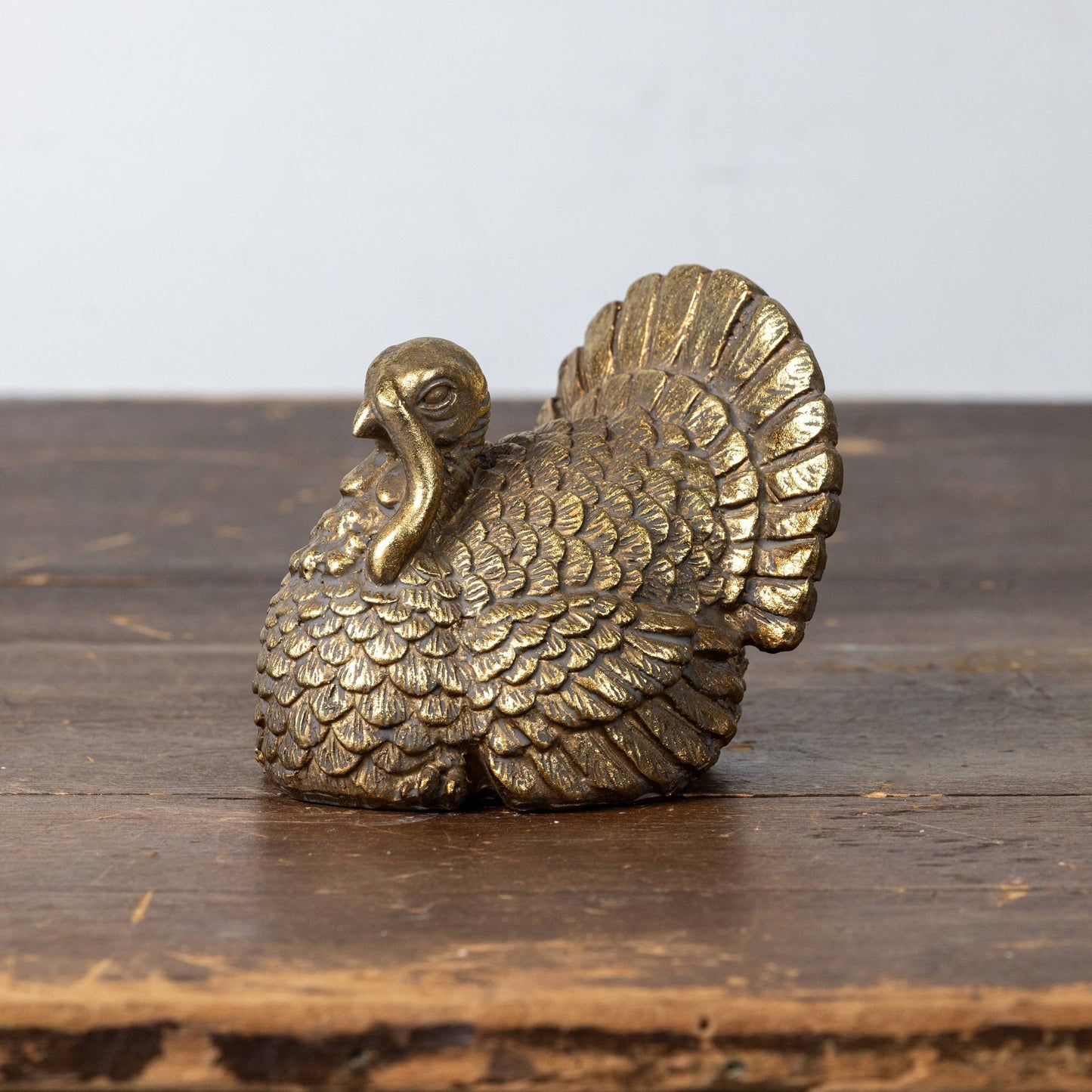 GOLD TURKEY STATUETTE