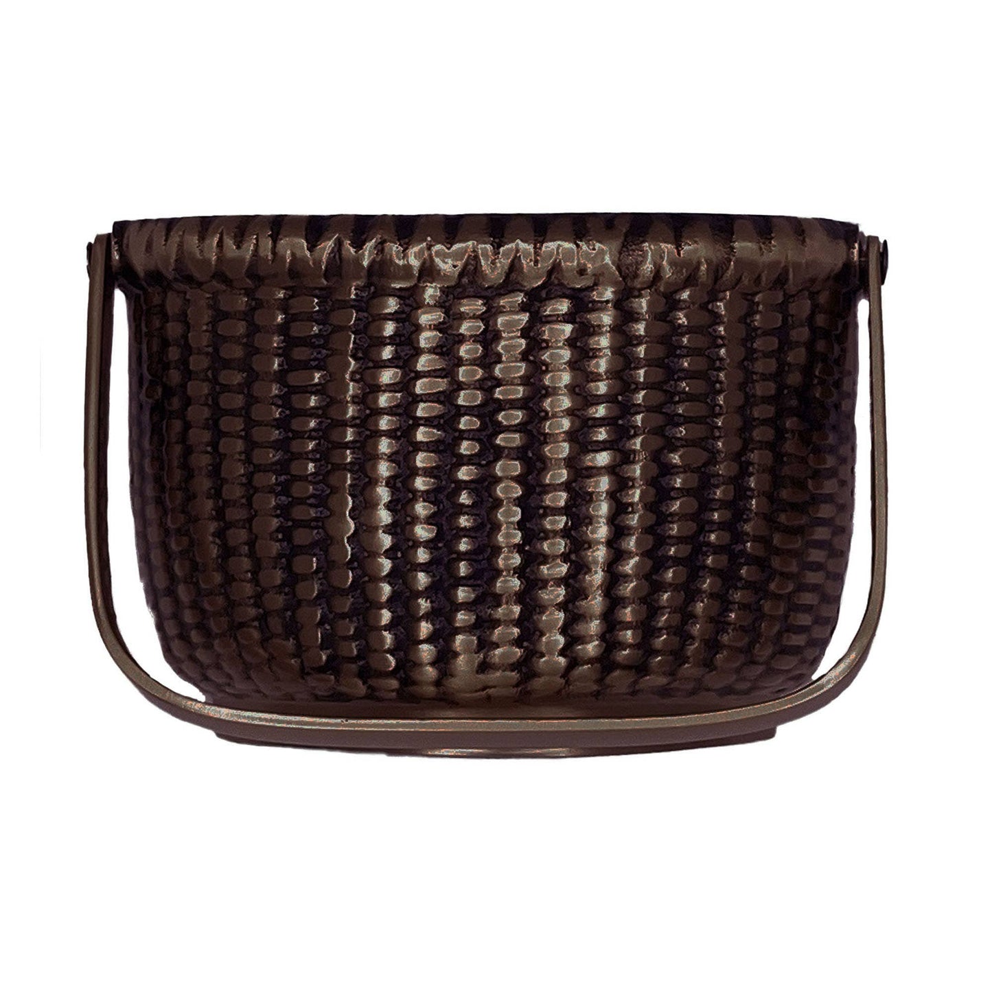 Nantucket Basket Door Knocker: Brass