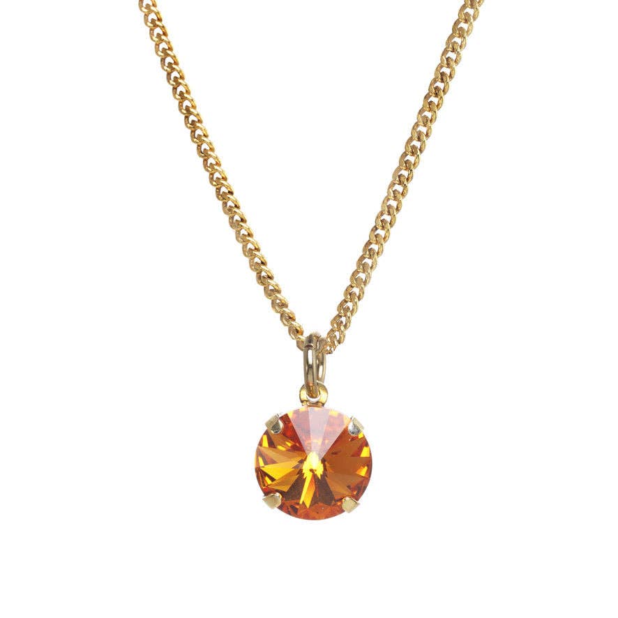 Talia Necklace: Topaz